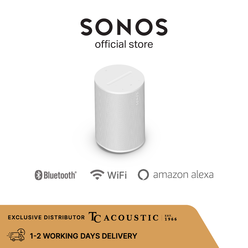 [New] Sonos Era 100 Wireless Smart Speaker with Bluetooth and Voice Control