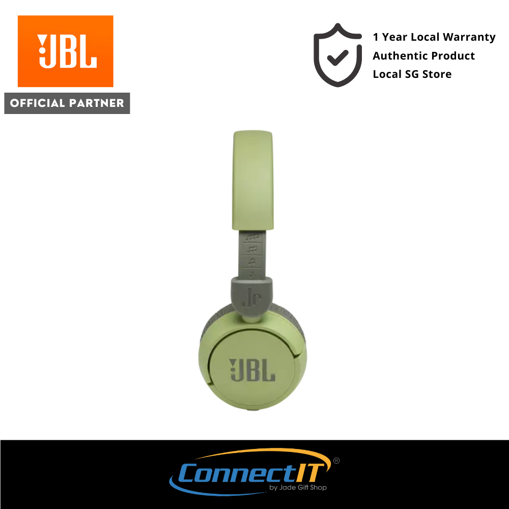 JBL JR310BT Wireless On-Ear Headphone Designed For Kids With 30 Hours Of Battery Life & JBL Safe Sound below 85dB With Build-in Mic (1 Year Local Warranty)