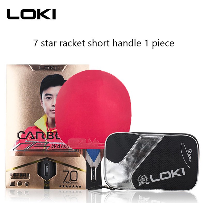 LOKI 7 Star Professional Table Tennis Bat Carbon Tube Tech PingPong Bat Competition Ping Pong Paddle for Fast Attack and Arc