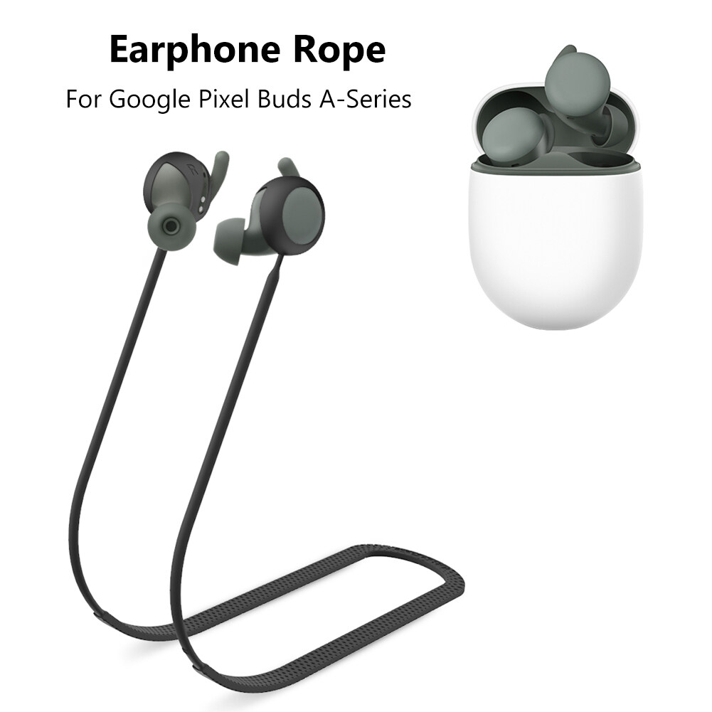 Silicone Headphone Neck Strap Comfortable Earphone Holder Cable Soft Portable Bluetooth-compatible Headphone Neck Strap for Google Pixel Buds A-Series