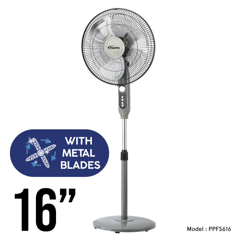 PowerPac Stand Fan 16 to 18 inch Standing fan (PPFS30/PPFS50/PPFS300R/PPFS616/PPMSF40/MC40)