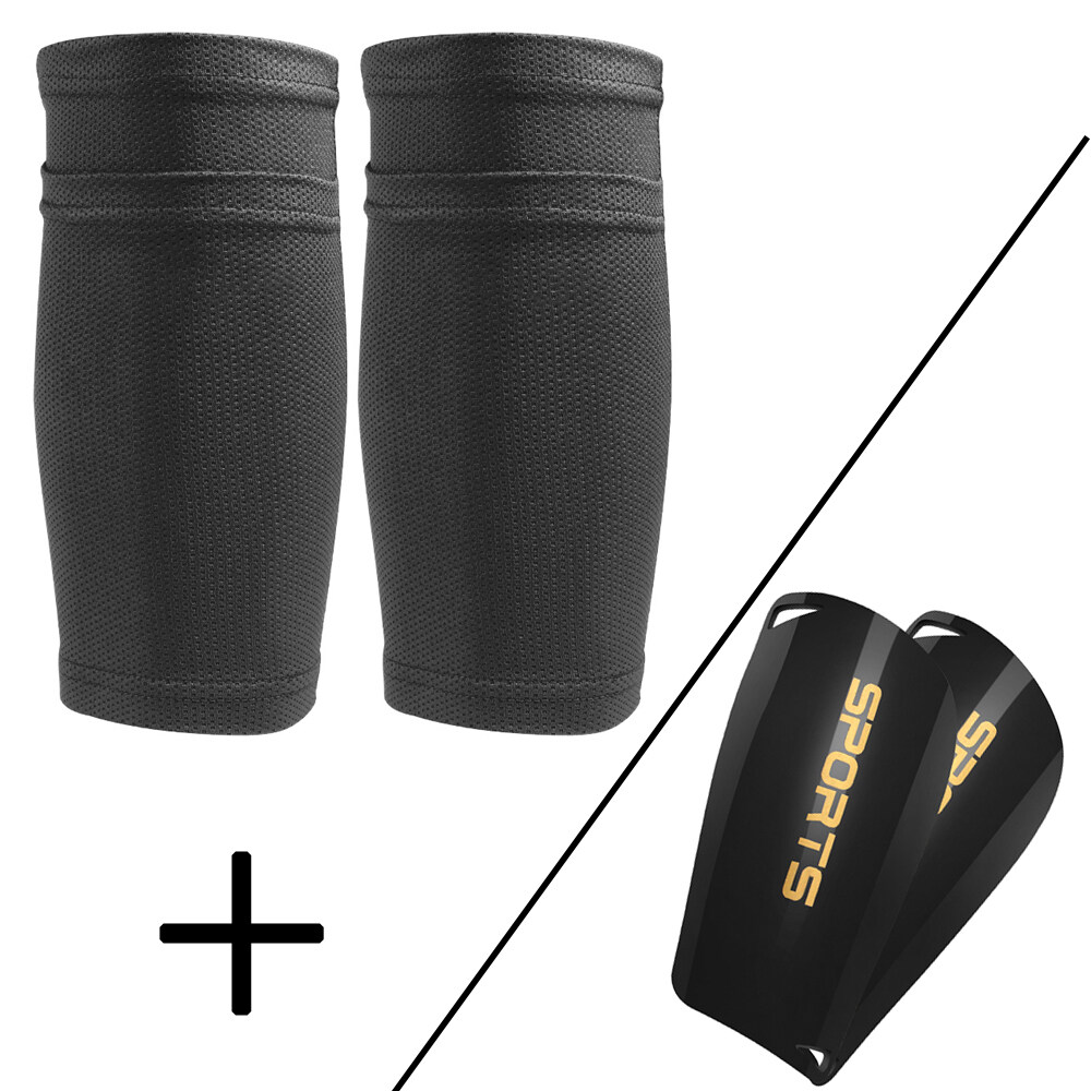 Men Women Football Shin Pads Calf Socks Leg Sleeve Calf Brace Support Protector Skating Sports Soccer Shin Guard