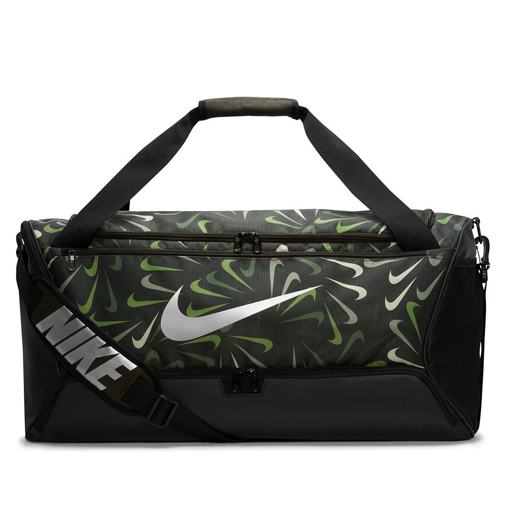 Nike Brasilia 9.5 Printed Training Duffel Bag (60L) - Sequoia