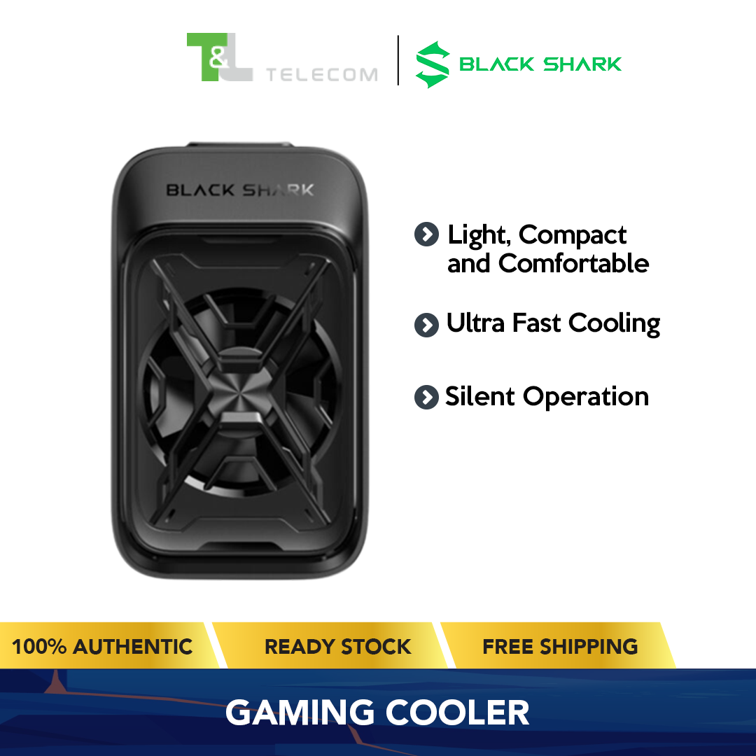 Black Shark FunCooler 2 Pro (Black) / Black Shark Gaming Cooler (Black) / Black Shark Magnetic Cooler (Black) - Original / Brand New / Compatible with IOS & Android