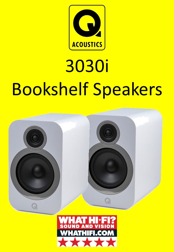 Q Acoustics 3030i  What HiFI 5 star Award Winning  (4 colors)
