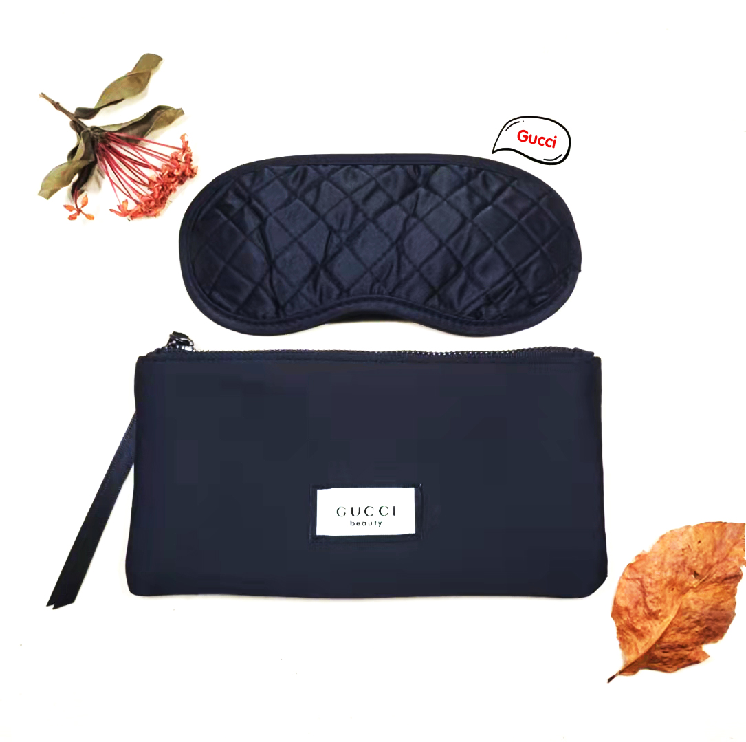 Brand new Gucci Beauty Pouch With Eye Mask