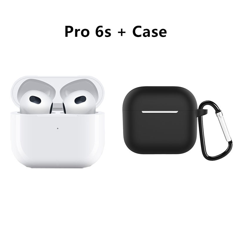 Pro 6s Bluetooth Earphone Wireless Headphone Stereo Bass Heaset Touch Control Earburd Case