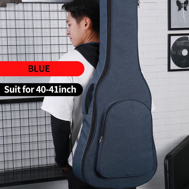 36 39 41 Inch Guitar Bags Waterproof Oxford Bass Case Portable Guitar Backpacks Thicken Pad Rucksack Wearable Solid Bag