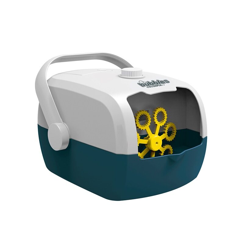Automatic Bubble Toy for Kids Suitcase Shape Electric Bubble Machine Blower USB Rechargeable Automatic Bubbling Toy for Children Outdoor Activity Summer Toys