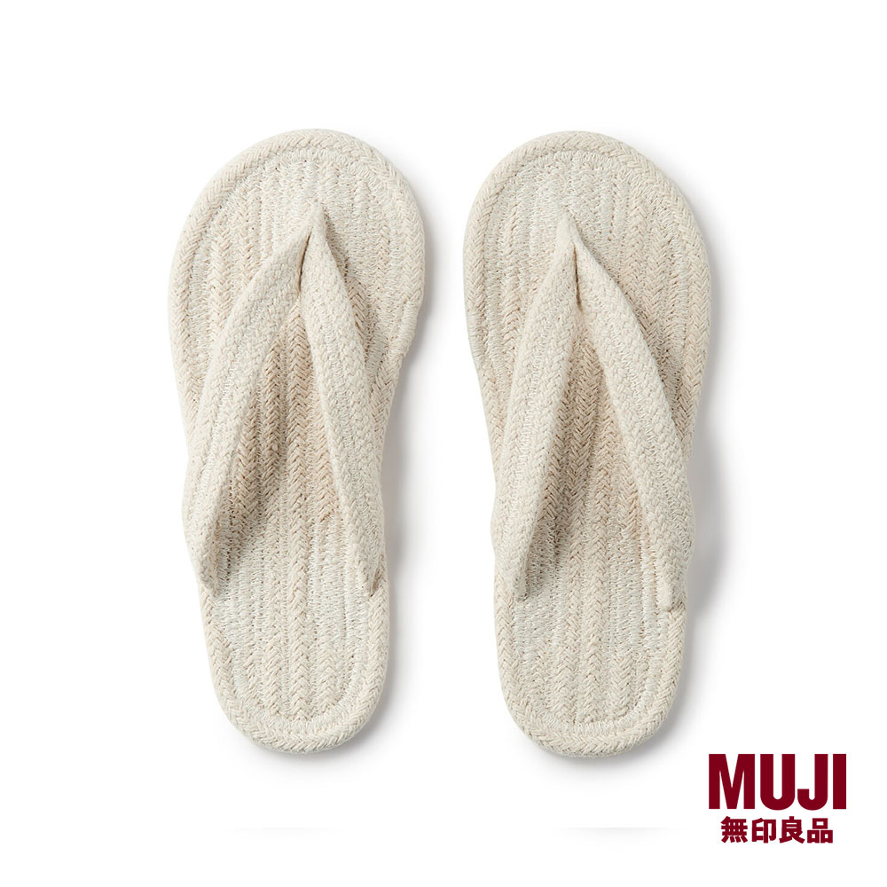 MUJI Cotton Room Sandals Thong