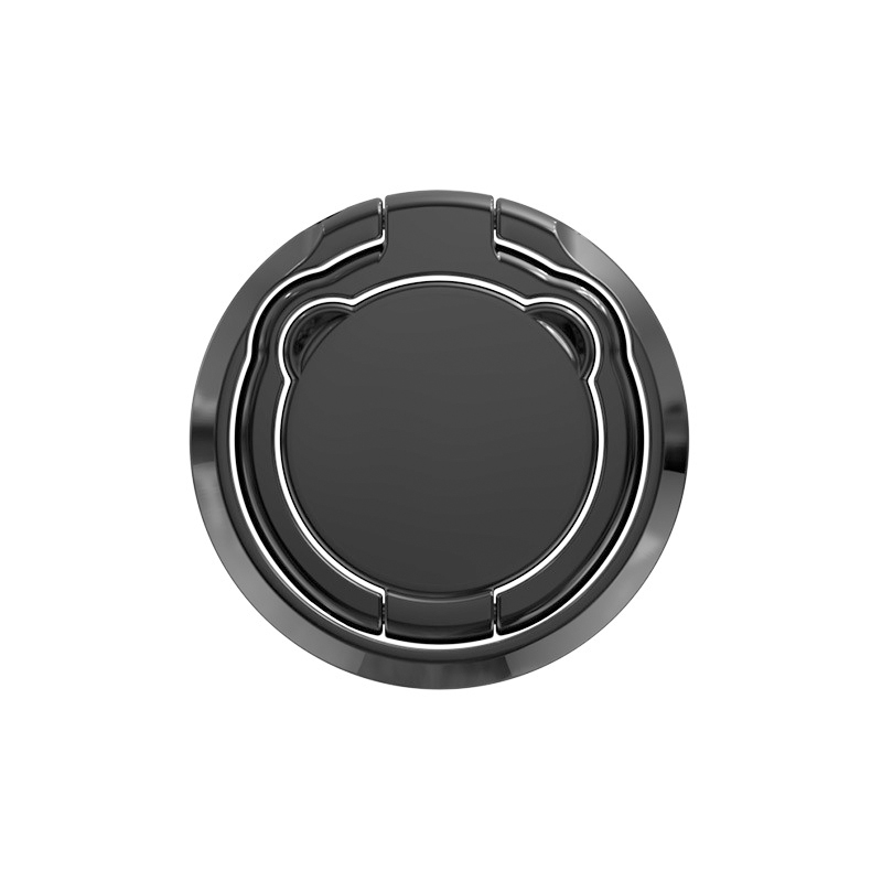 BlueWow ZJ-008 Mobile Phone Finger Ring Holder ,New Bear Folding Electroplating Mobile Phone Bracket Magic Ring Buckle Mobile Phone Bracket
