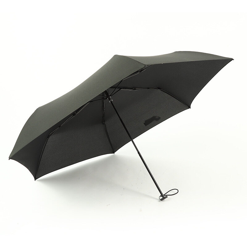 110G Ultralight Sun Umbrella Portable Anti UV Travel Folding Umbrella Rain Women Simple Light Parasol 6 Ribs